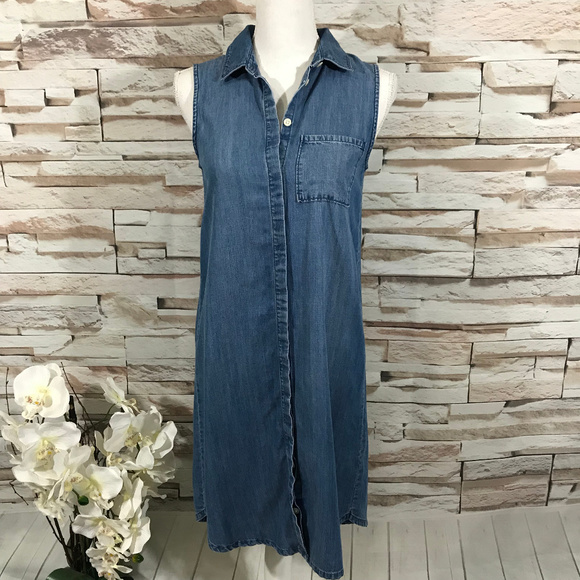 J. Crew Dresses & Skirts - J.Crew Blue Denim Dress Sz XXS (F15)